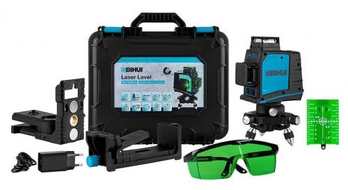 LLG12 3x360°GREEN LASER set v kufru