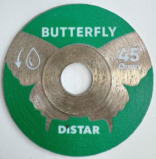 45x0,6x9,6 BUTTERFLY s otvorem 9,6mm kotouč diamantový pro brusku LHW PROXXON