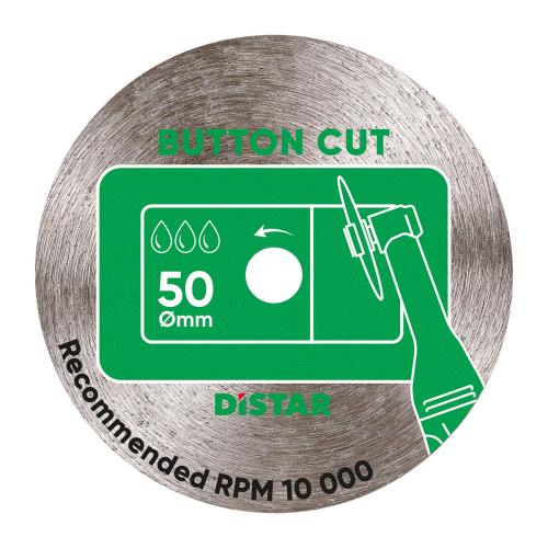 50x0,8x5,8 ButtonCut kotouč diamantový bez upínací stopky - tl.0,8mm pro ideální spáru pro výřezy tlačítek