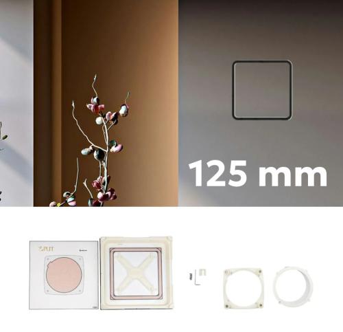 EDPLIT skrytý montážní systém ventilátoru 125 mm (bez ventilátoru, bez spotřebního materiálu)