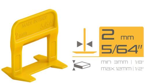 RLS EVO 2mm 3-12mm 500ks klip distanční