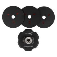 100xM14 CLICK-LOCK PRO unašeč magnetický + 3 držáky padů