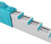 6-dílná sada hliníkových latí s přesností ±0.05mm/m tl.profilu 2,2mm