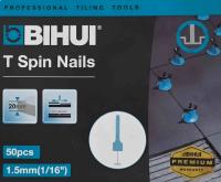 T-SPIN 1,5mm pro 20mm dlažby pro náhradní T šroub 50ks v sáčku