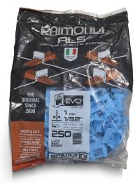 RLS EVO 1mm 3-12mm 250ks klip distanční