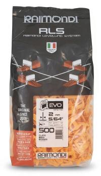RLS EVO 2mm 3-12mm 500ks klip distanční