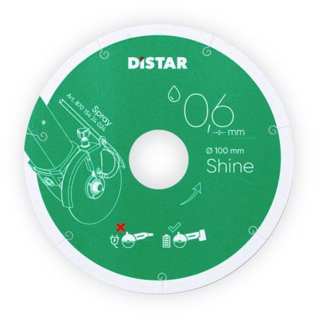 101,6x0,6/0,5x5x22,23mm SHINE kotouč diamantový na dlažby (použití pouze v aku bruskách a s chlazením vodou) DIS11133034025